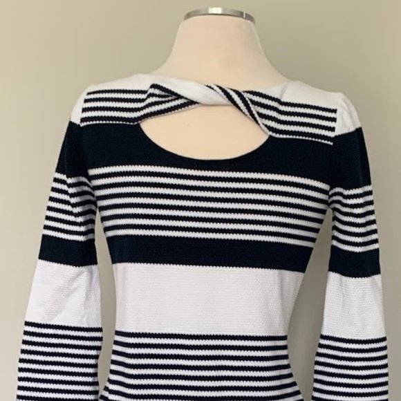 NWT Lilly Pulitzer Coconut Stripe Bay Dress - Picture 2 of 3